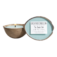 Floating Soy Blend Handmade Coconut Candle - The Beach Bum