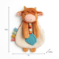 Baby Lovie - Highland Cow Baby Lovey Plush By Itzy Ritzy - *NEW*