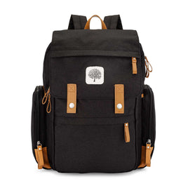 The Birch Bag - Diaper Backpack - in Black by Parker Baby Co