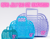 Retro Jelly Basket Bag - Large - 4 Colors