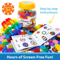 Kids Toys Brain Disc Flakes -  500 Pc Set