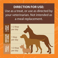 Senior Dog Treat - All Natural Peanut Butter - Squeeze Pack