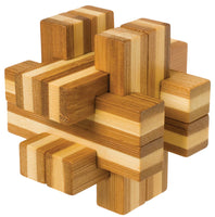 3D Wooden Bamboo Brain Puzzles - Bamboozlers