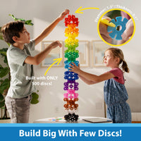 Kids Toys Brain Disc Flakes -  500 Pc Set