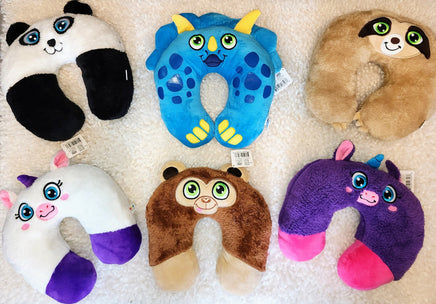 Travel Palz Kids neck pillows various characters