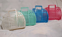 Retro Jelly Basket Bag - Large - 4 Colors