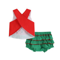 Baby Girls Cotton Watermelon 2 Pc Set