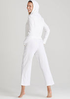 Womens Cropped Lounge Pant - Cotton Rib