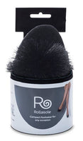 Womens Midnight Pom Pom Slippers - Black