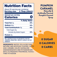 NEW!!! Skinny Mix - Pumpkin Caramel Syrup - 0 Calories