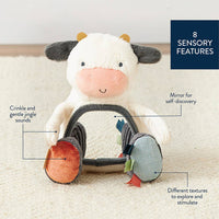 Baby Toy Carmen the Cow Mirror & Sensory Car Seat Toy