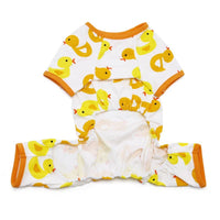 Dog Pajamas Outfit -  Rubber Ducky Pjs