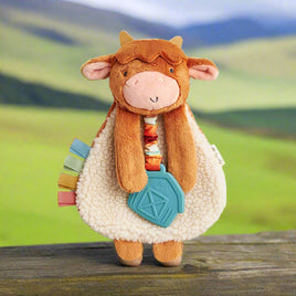 Baby Lovie - Highland Cow Baby Lovey Plush By Itzy Ritzy - *NEW*