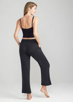 Wide Leg Lounge Pants - Slub Knit