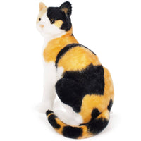 Calico Cat Stuffed Animal Plushie - 14" Tall