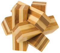 3D Wooden Bamboo Brain Puzzles - Bamboozlers