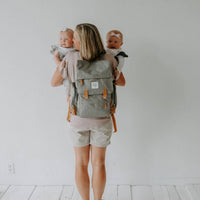 The Birch Bag - Diaper Backpack in Gray by Parker Baby Co