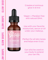 Self Tanning Glow Drops - Sunless Tanning Drops - ON SALE!!!