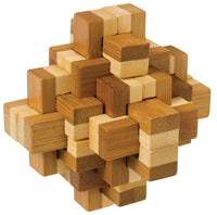 3D Wooden Bamboo Brain Puzzles - Bamboozlers