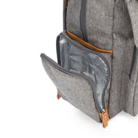 The Birch Bag - Diaper Backpack in Gray by Parker Baby Co