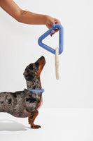 Triangle & Rope Tug Dog Chew Toy - 2 Sizes