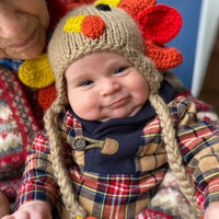 Turkey Earflap Beanie Hat - Baby & Kids Hat