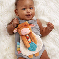 Baby Lovie - Highland Cow Baby Lovey Plush By Itzy Ritzy - *NEW*