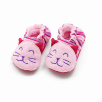 Handmade Kitty Baby Booties Blue or Pink