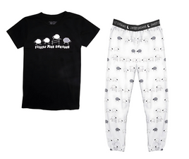 Counting Sheep/Sweet Dreams Ladies Jogger PJ Bottoms & Top Set