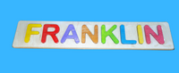 Custom Personalized Wooden Kids Name Puzzle - Made in the USA