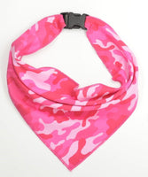 Pet Bandana with Buckle Clip - Various Fun Prints