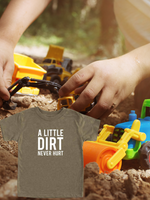 Outdoor Kids Tee - A Little Dirt Never Hurt - Kids Tee