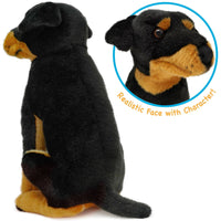 Ronin the Rottweiler - Stuffed Animal Plushie