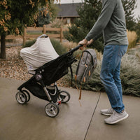 The Birch Bag - Diaper Backpack in Gray by Parker Baby Co