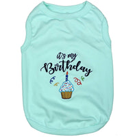 its my birthday dog shirt embroidered