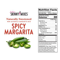 Skinny Mix - Natural Spicy Margarita Mixer - With Stevia