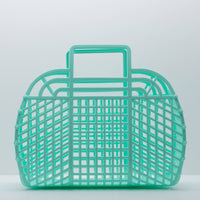 Retro Jelly Basket Bag - Large - 4 Colors