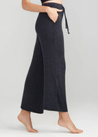 Wide Leg Lounge Pants - Slub Knit