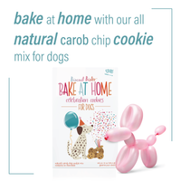 Birthday Celebration Dog Cookies - All Natural Carob Cookie Mix for Dogs - 1 lb