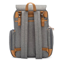 The Birch Bag - Diaper Backpack in Gray by Parker Baby Co