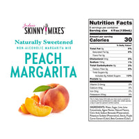 Skinny Mix - Natural Peach Margarita Mix - Only 30 Calories