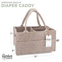 Diaper Caddy in Oatmeal by Parker Baby Co - Regular