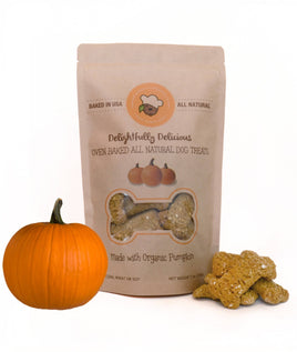 Pumpkin All Natural Dog Treats - Baked in the USA