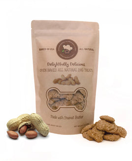 Peanut Butter All Natural Dog Treats - Made in the USA