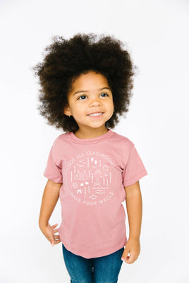 Kids Cotton Tee - Not All Classrooms Have 4 Walls - Tshirt