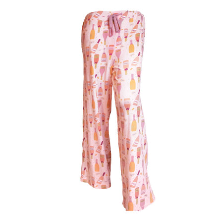 Womens cute pink champagne pajamas