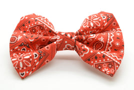 Red Bandana Pet Bow Tie 4"