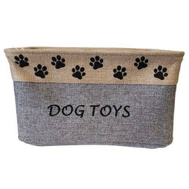 Collapsible Fabric Pet Toy Storage Basket