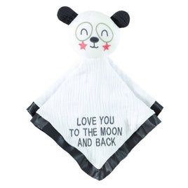 Baby Panda Bear Lovey - Baby Rattle Lovie Toy