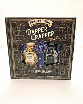 Dapper Crapper 2 pc Boxed Gift Set by Poo-Pourri